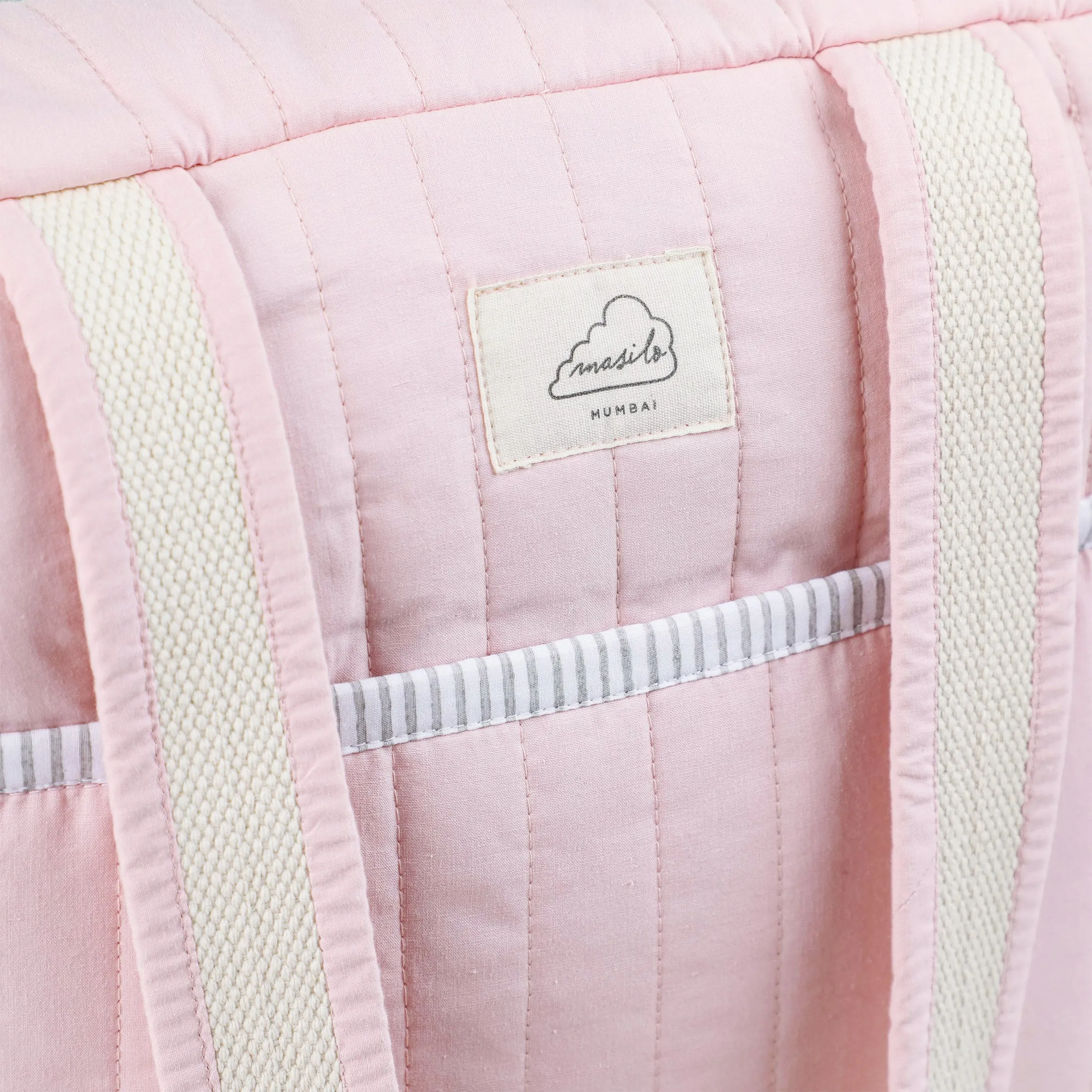 Masilo Organic Cotton Changing Bag – Blush