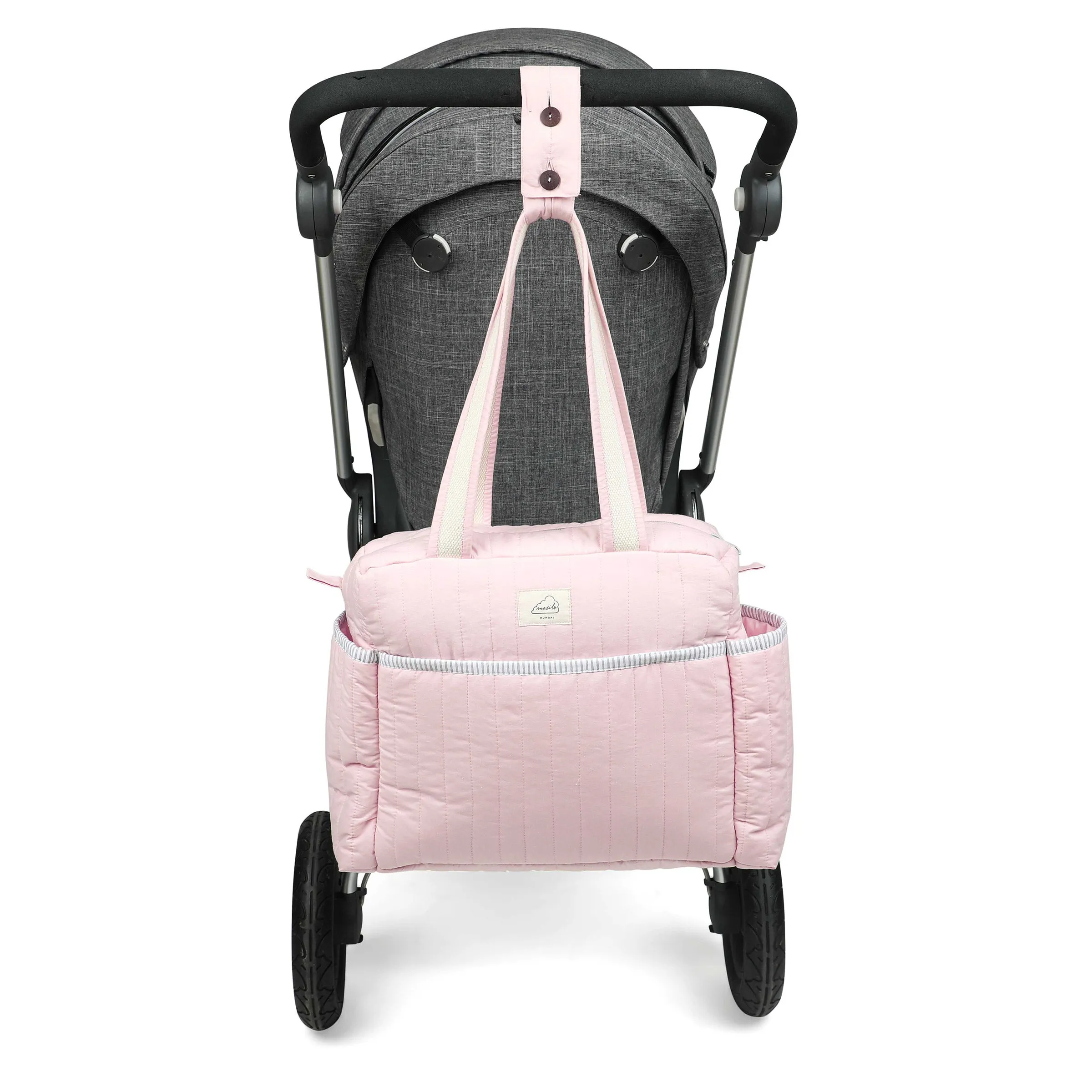 Masilo Organic Cotton Changing Bag – Blush