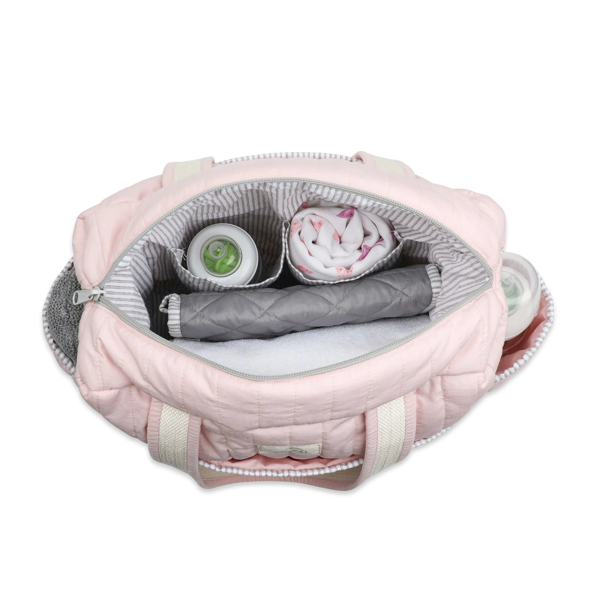 Masilo Organic Cotton Changing Bag – Blush