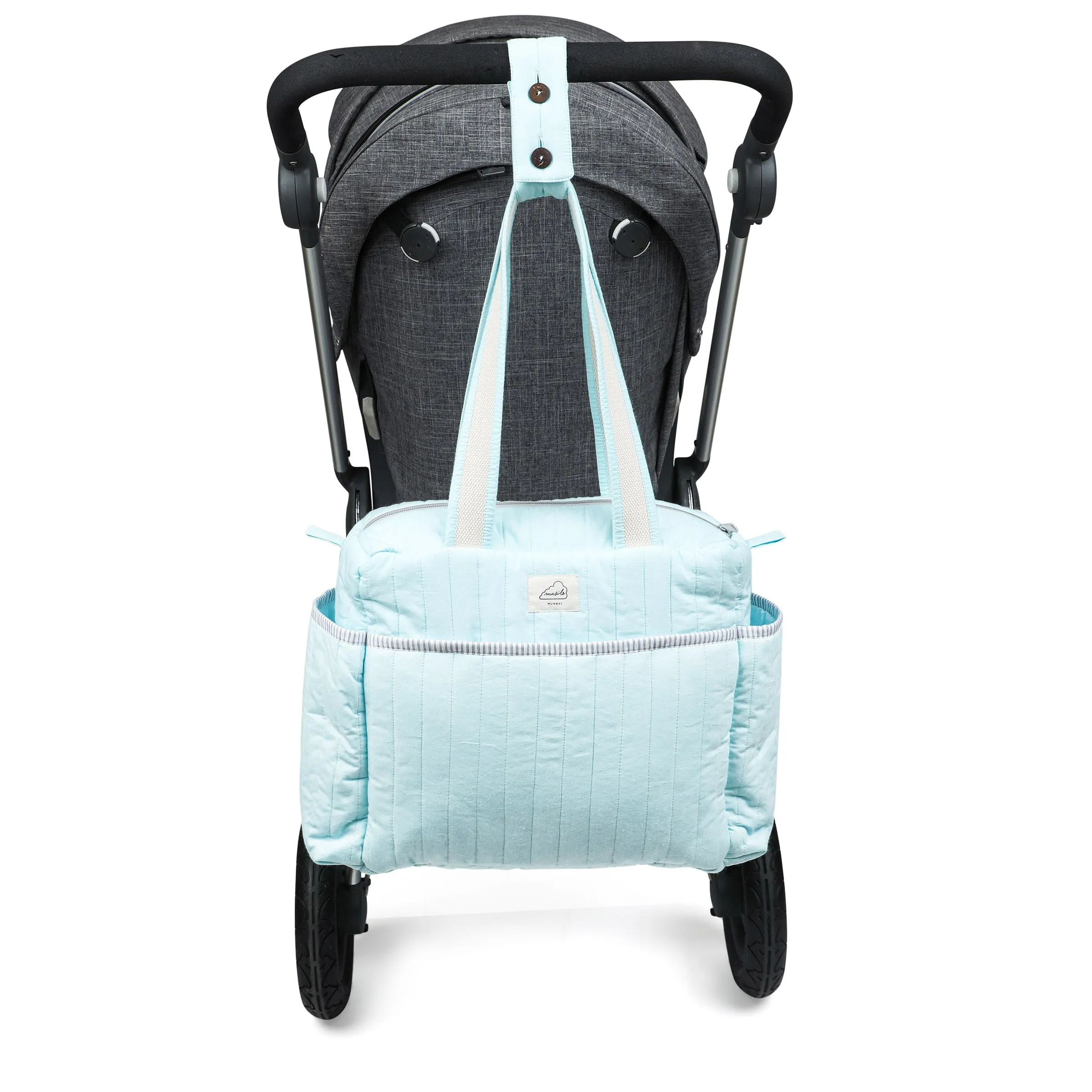 Masilo Organic Cotton Changing Bag – Sky