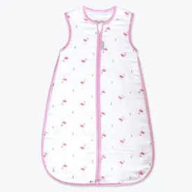 Masilo Organic Muslin Sleeping Bag - Hello Flamingo