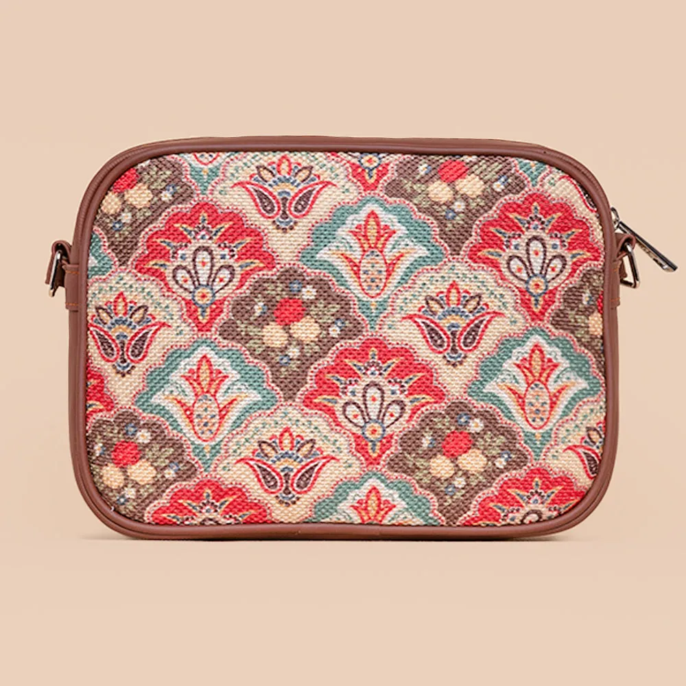 Mughal Art Multicolor Magnetic Sling Bag