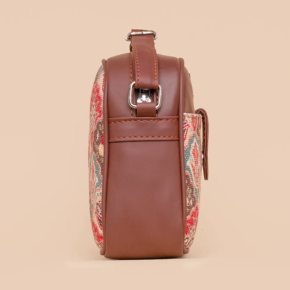 Mughal Art Multicolor Magnetic Sling Bag