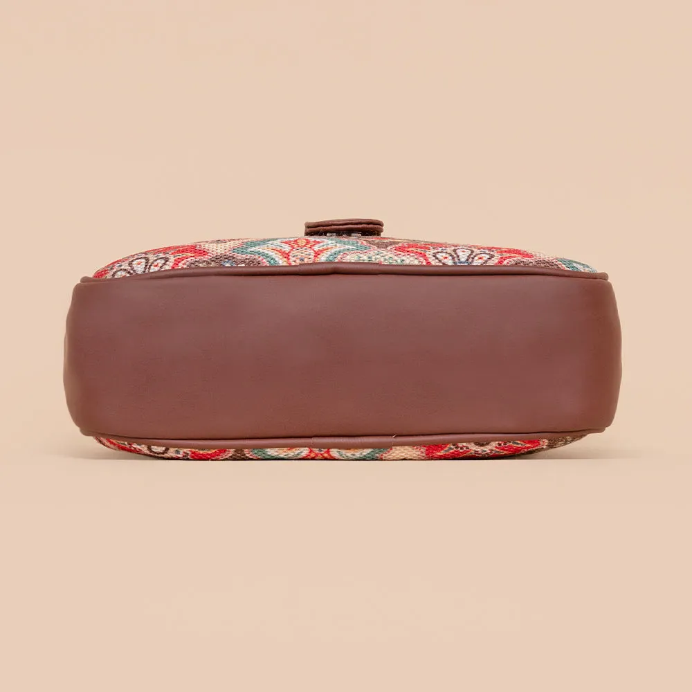 Mughal Art Multicolor Magnetic Sling Bag