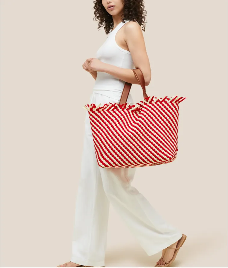 NAGHEDI - Havana Large Tote STRIPED AMALFI