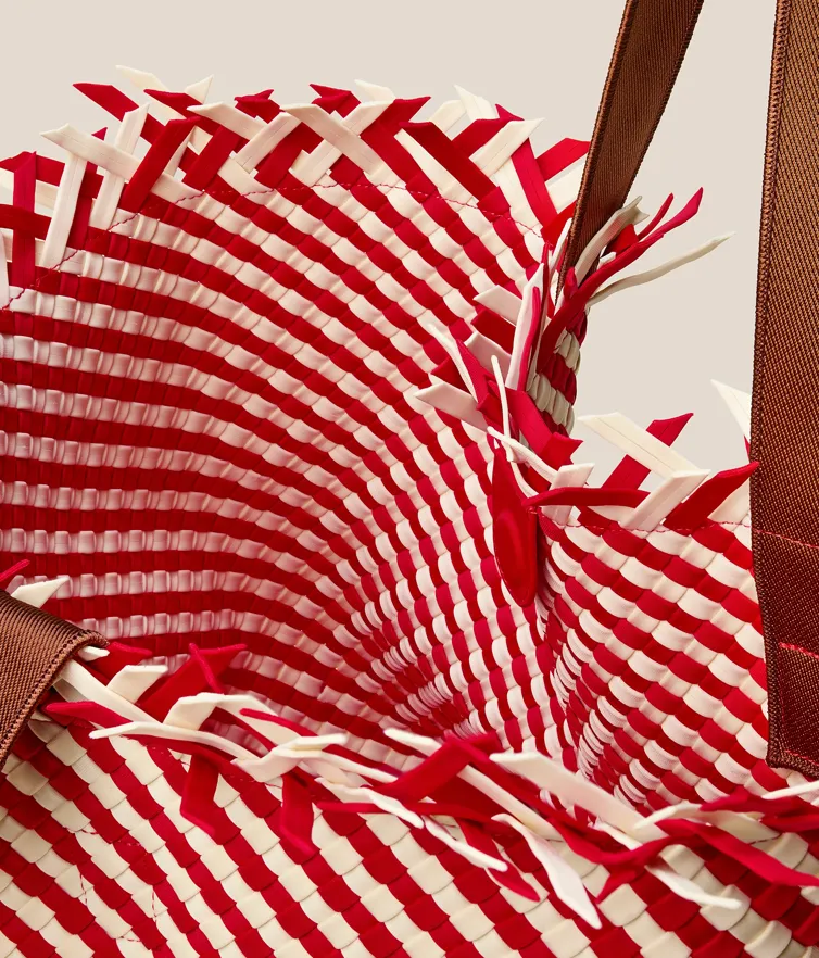 NAGHEDI - Havana Large Tote STRIPED AMALFI