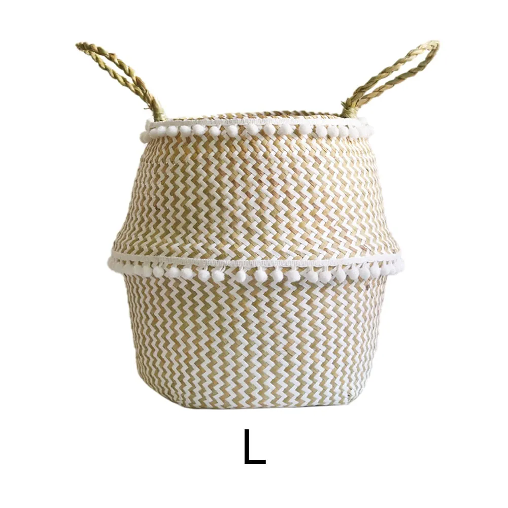 Natural Seaweed Woven Basket