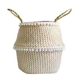 Natural Seaweed Woven Basket
