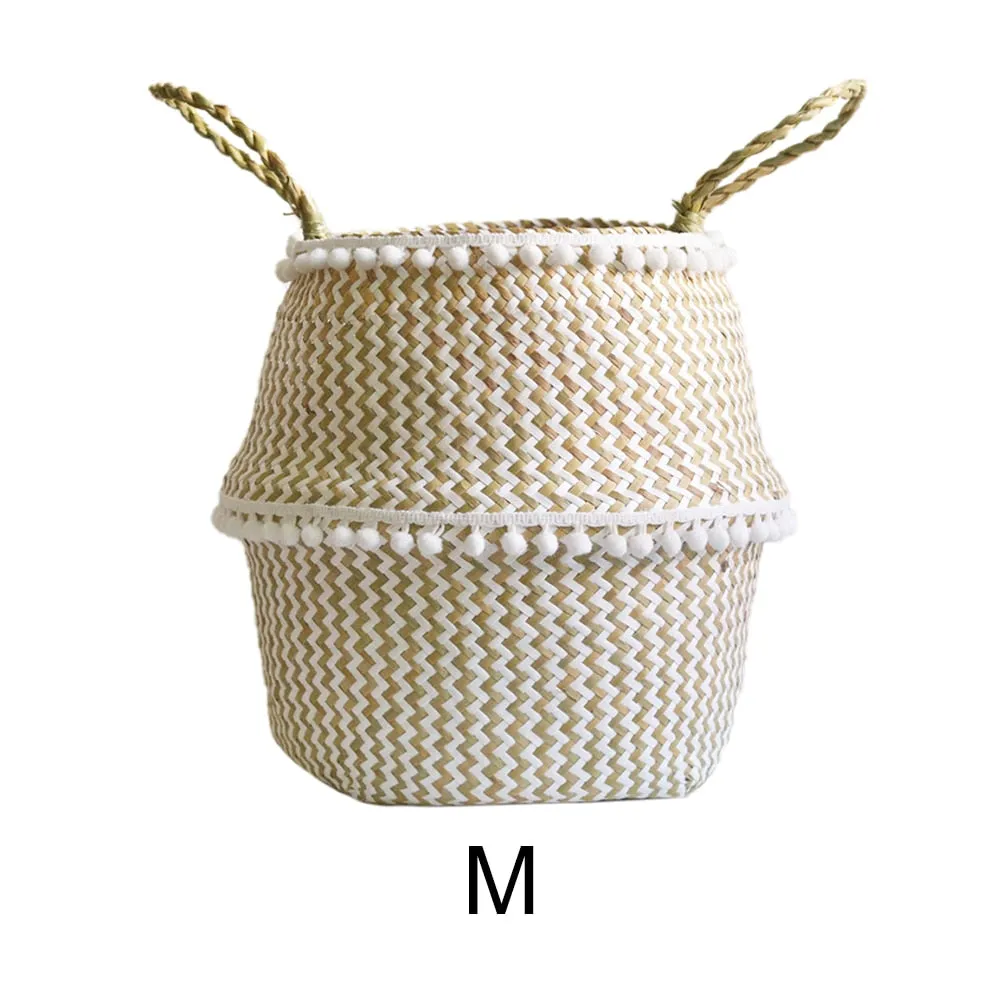 Natural Seaweed Woven Basket