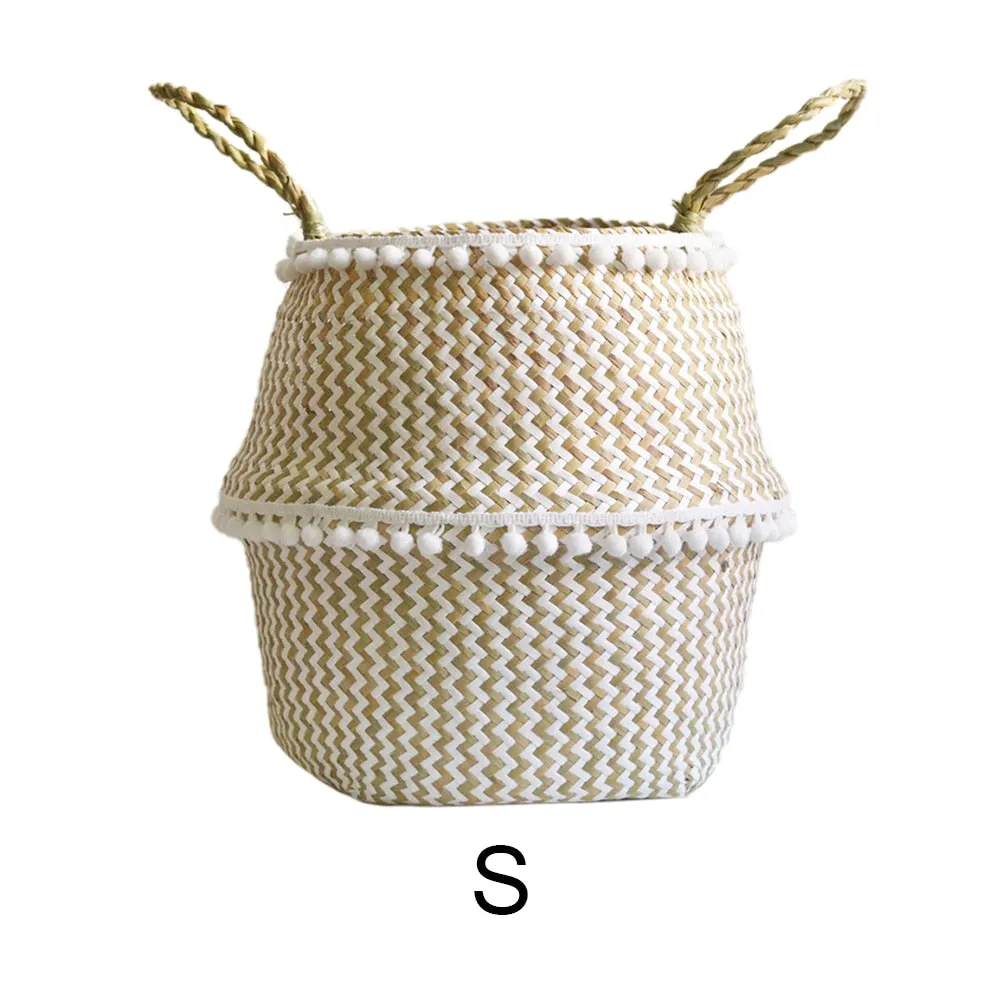Natural Seaweed Woven Basket