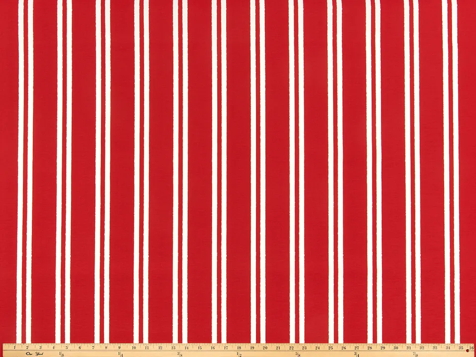 Outdoor Fabric - Parker Rojo  By Premier Prints