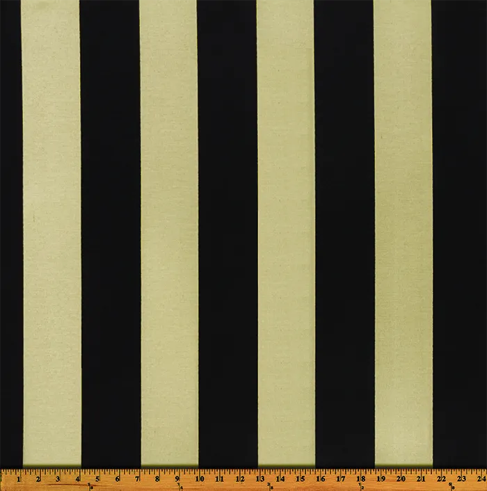 Outdoor Fabric - Vertical Black Beech Wood Fabric By Premier Prints
