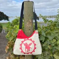 Pegasus Triangle Recycled Shoulder Bag