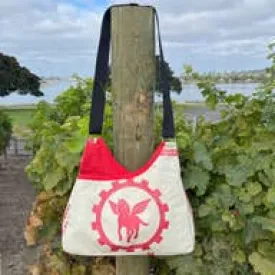 Pegasus Triangle Recycled Shoulder Bag