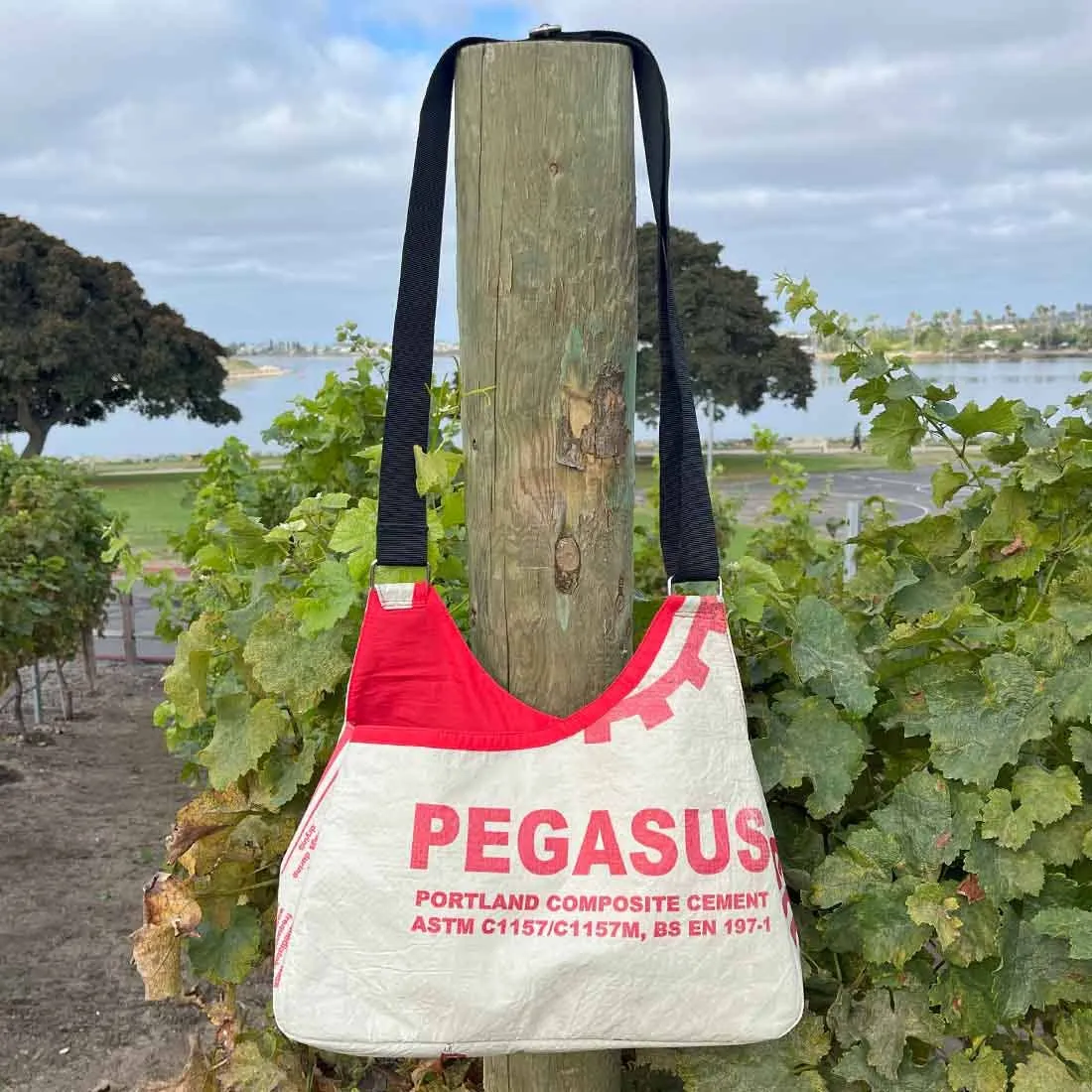 Pegasus Triangle Recycled Shoulder Bag