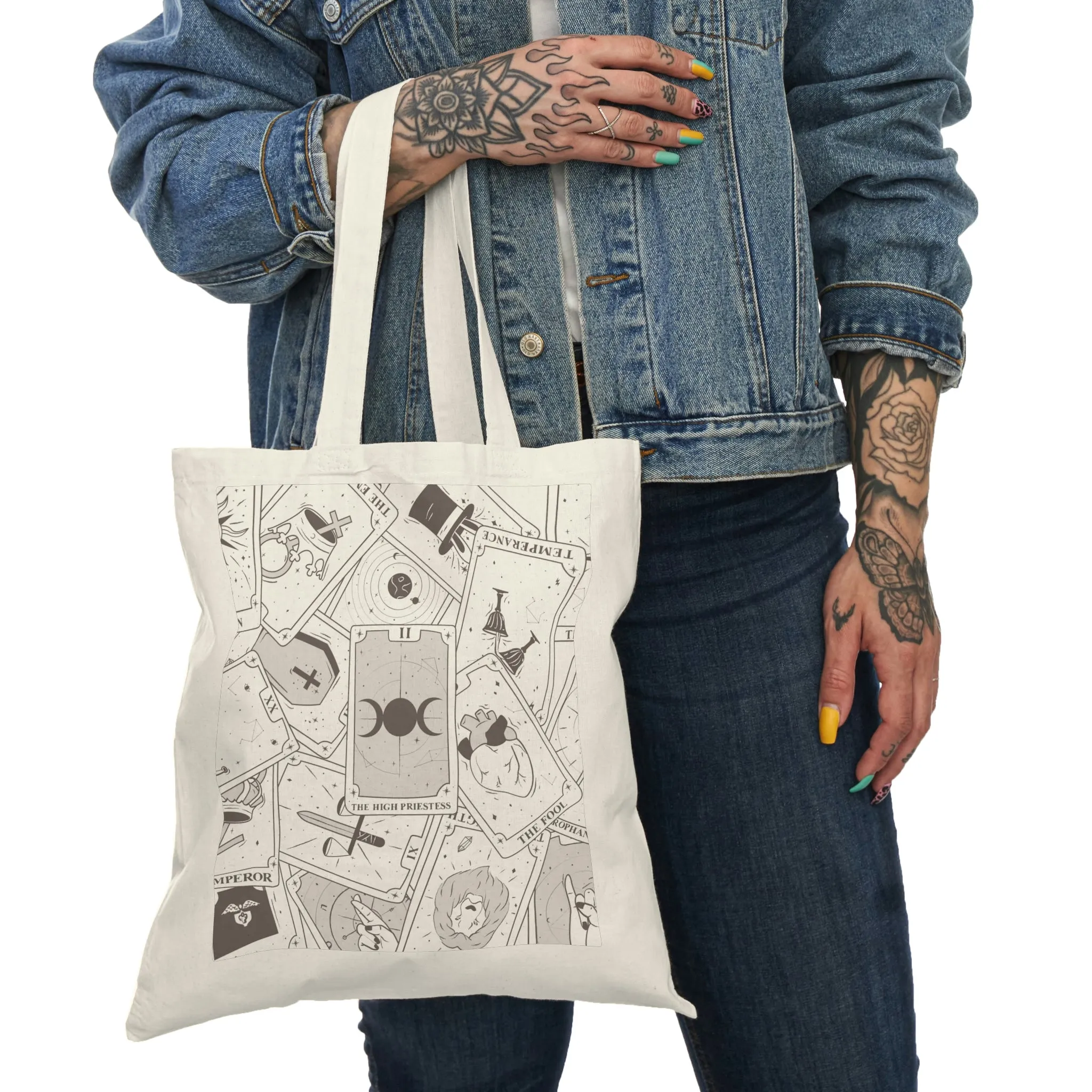 random tarot Natural Tote Bag