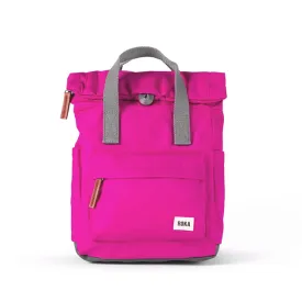 Roka Canfield Sustainable Small Backpack Neon Pink