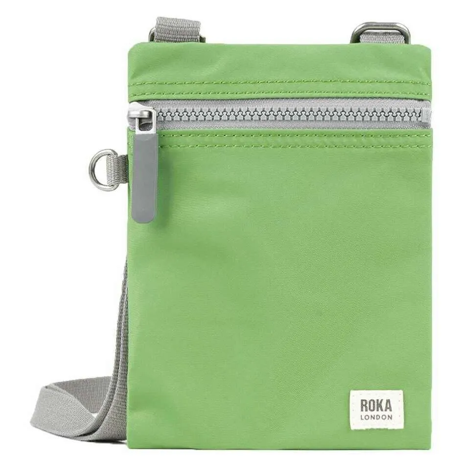 Roka Chelsea Recycled Nylon Sling Bag - Kiwi Green