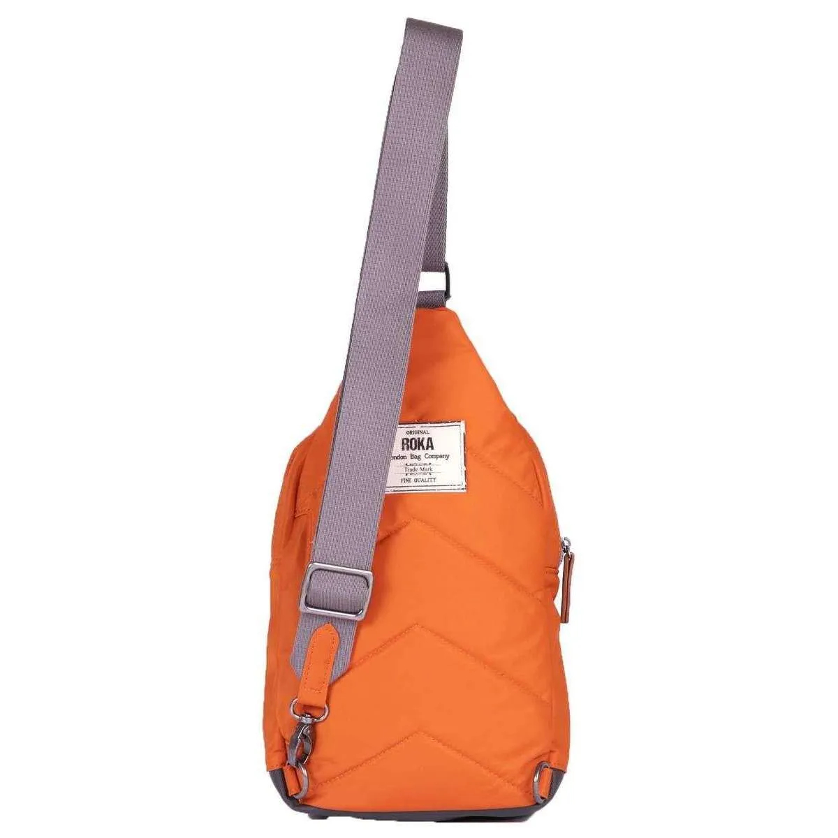 Roka Willesden B Sustainable Nylon Scooter Bag - Burnt Orange