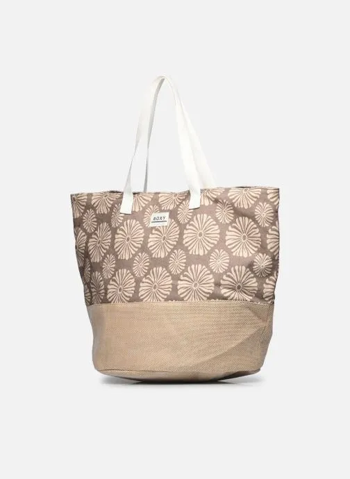 Roxy Women's Wakiki Life Tote Bag Portobella Tropical Tile ERJBT03402_CZU5