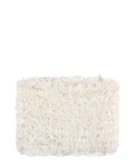 Ruffled Chiffon Clutch