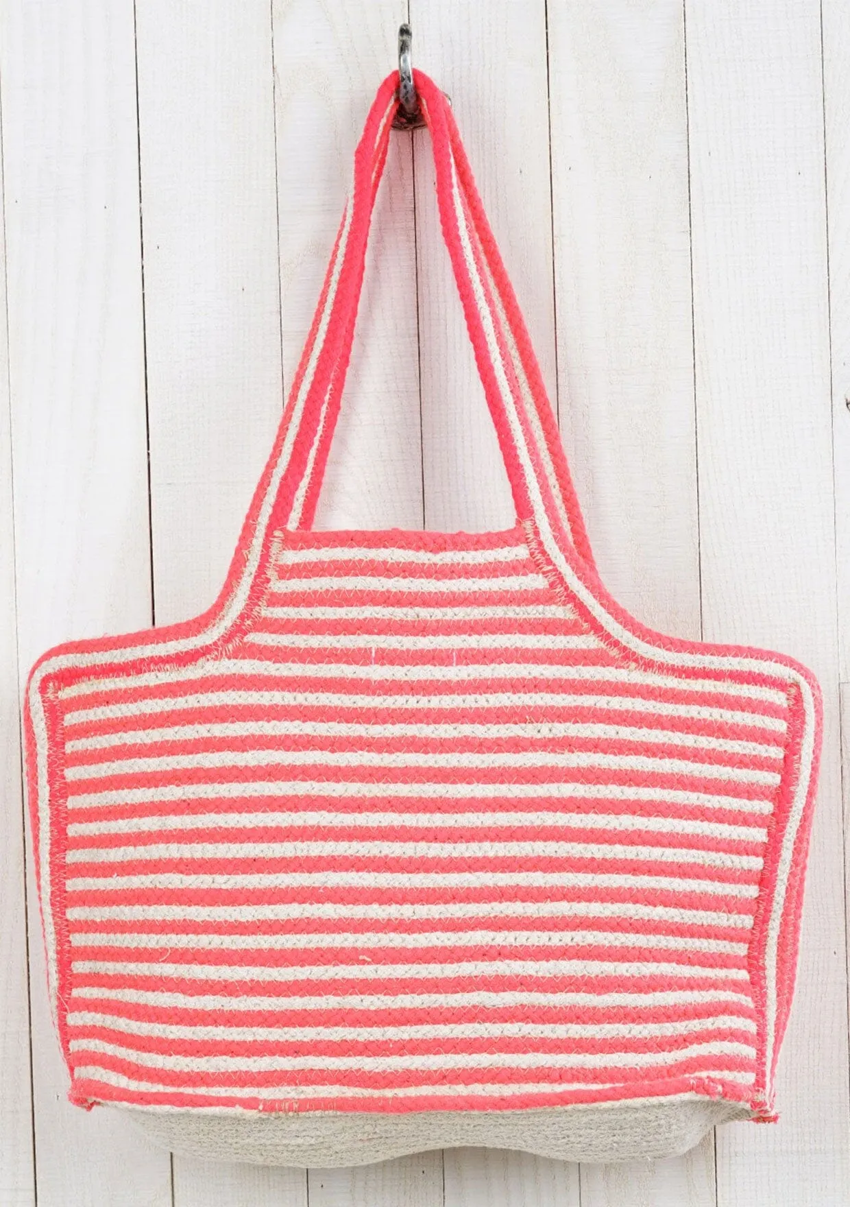 Striped Tote Bag