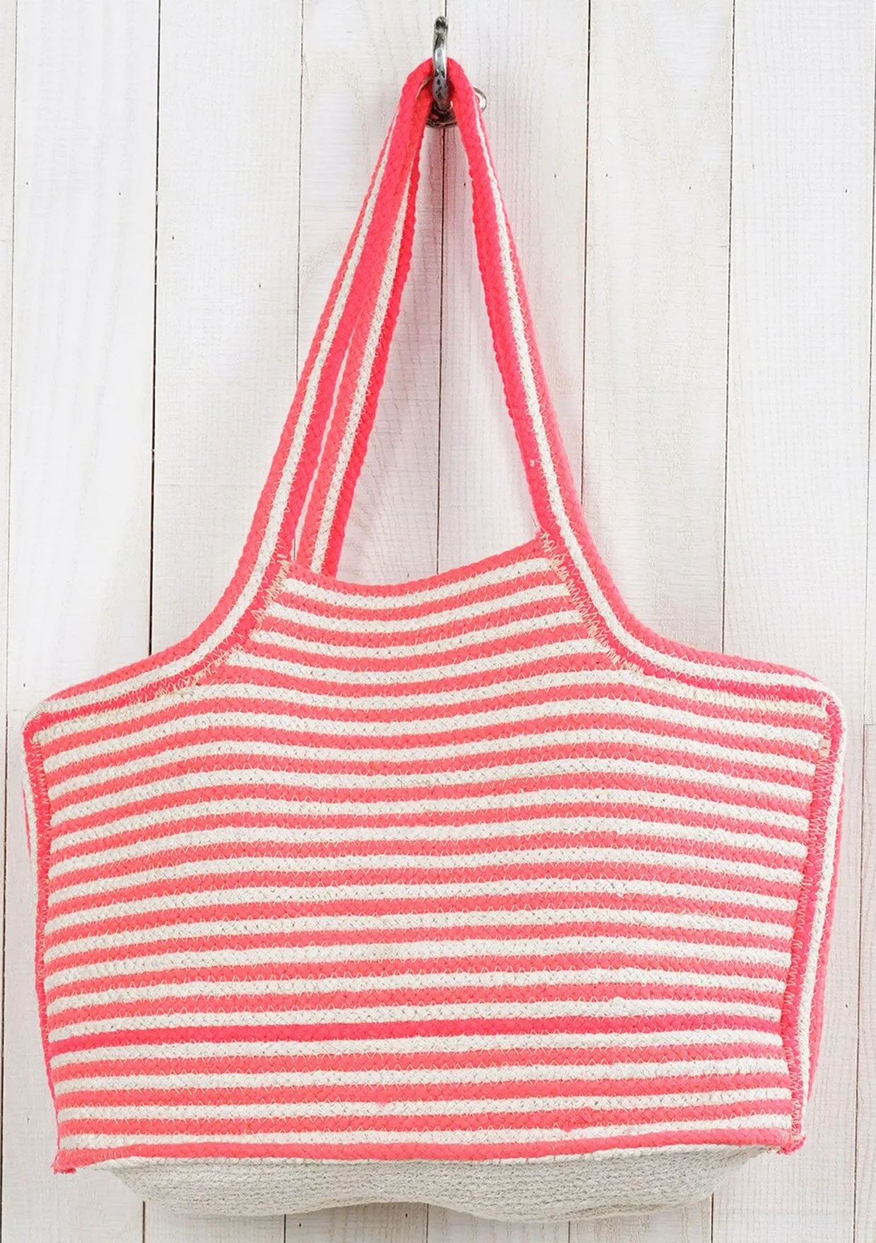 Striped Tote Bag