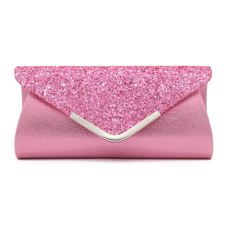 Sue  Modische vegane Leder-Handtaschen mit Pailletten