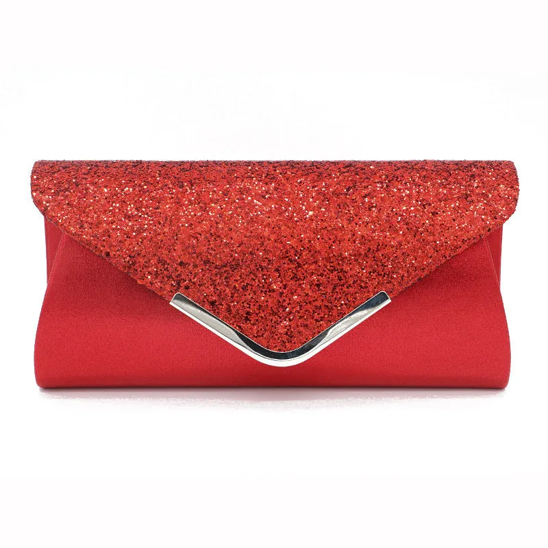 Sue  Modische vegane Leder-Handtaschen mit Pailletten