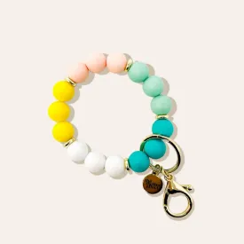 The Darling Effect - Hands-Free Keychain Wristlet - Beach Days