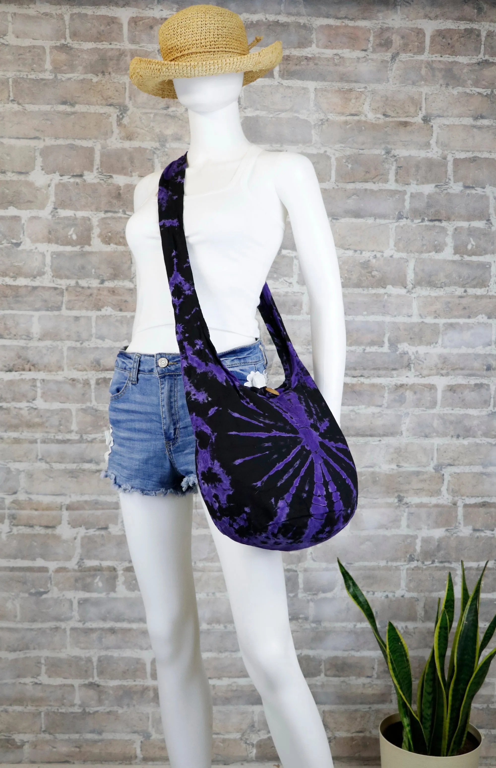 Tie-Dye Bag Purse Hobo Hippie Bags HTM