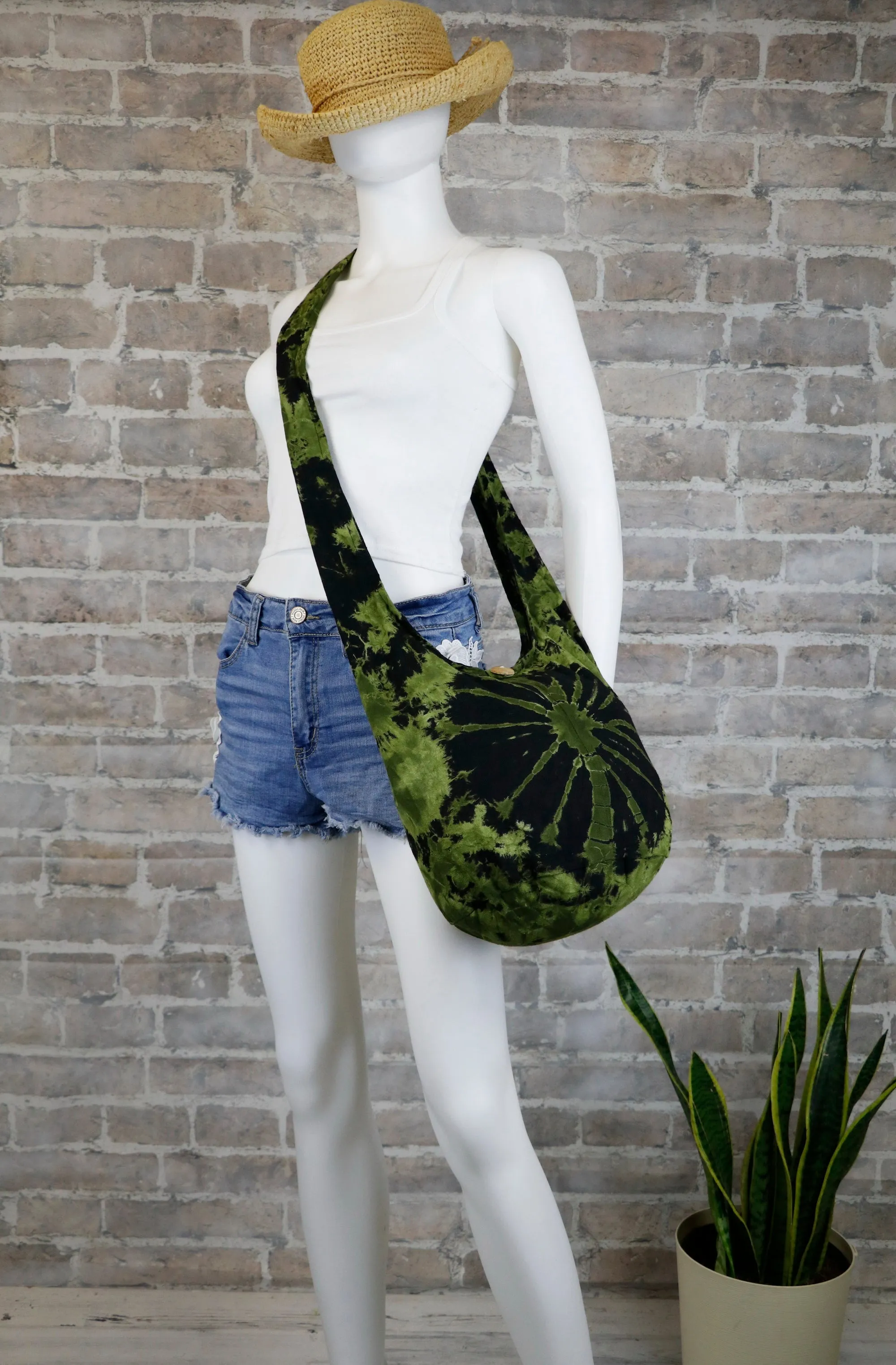 Tie-Dye Bag Purse Hobo Hippie Bags HTM