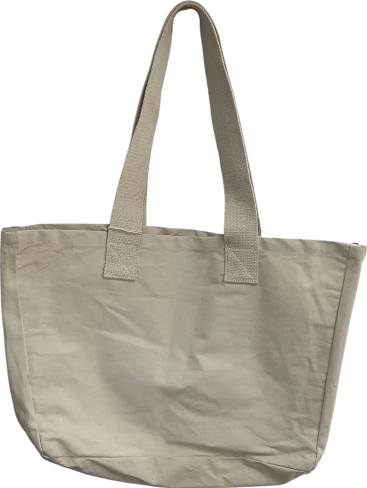 westford mill Cream Organic Premium Cotton Maxi Tote One Size
