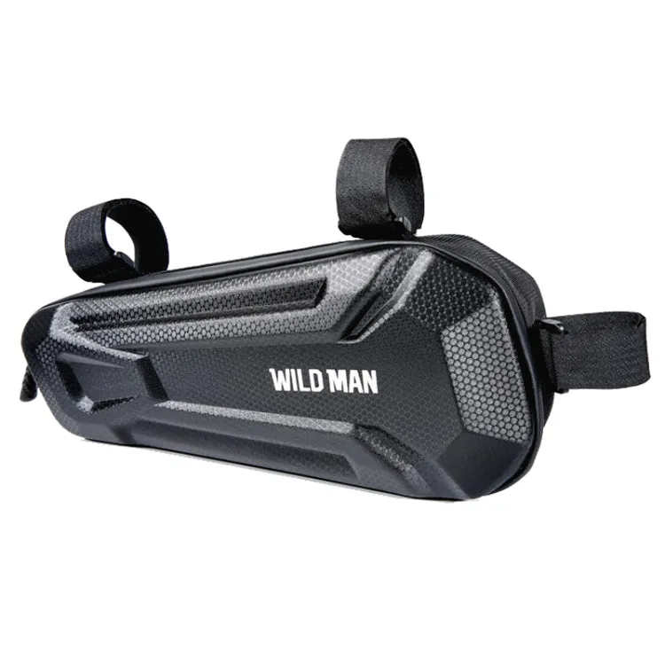 WILD MAN XT9 1.8L EVA Hard Shell Bike Front Beam Triangle Bag Electric Vehicle Waterproof Bag(Sun Pattern)