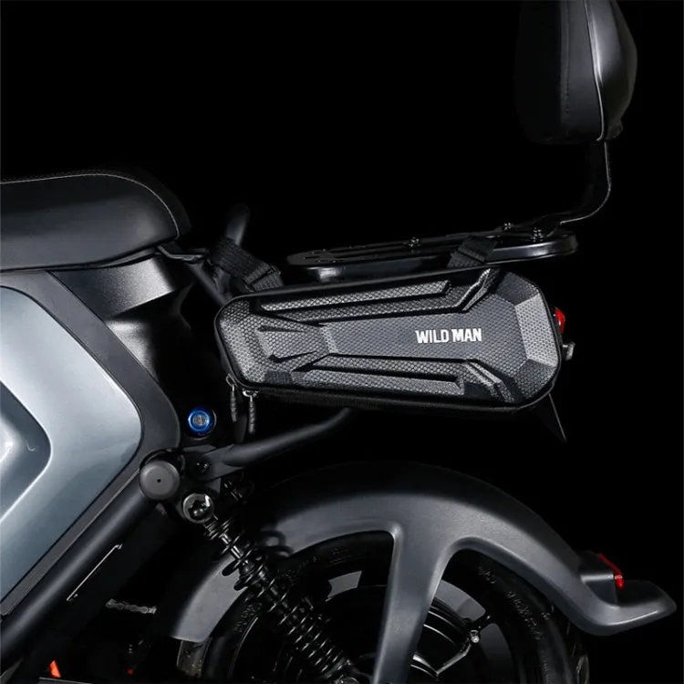 WILD MAN XT9 1.8L EVA Hard Shell Bike Front Beam Triangle Bag Electric Vehicle Waterproof Bag(Sun Pattern)
