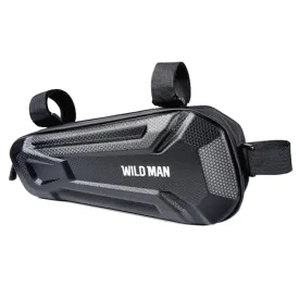 WILD MAN XT9 1.8L EVA Hard Shell Bike Front Beam Triangle Bag Electric Vehicle Waterproof Bag(Sun Pattern)