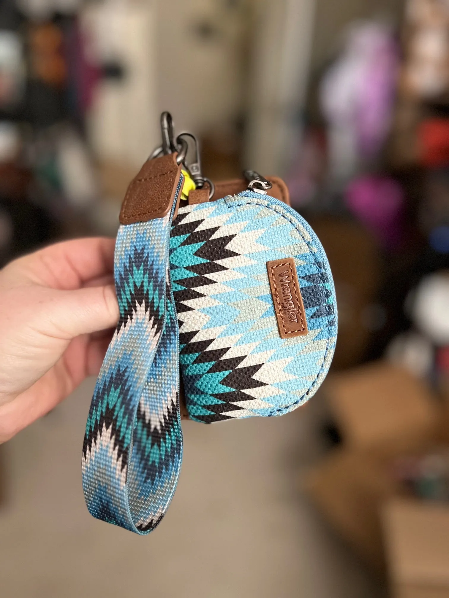 Wrangler Southwestern Dual Pouch Wristlet