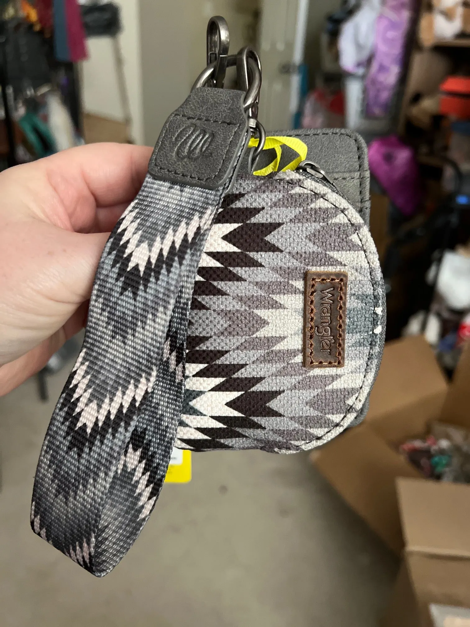 Wrangler Southwestern Dual Pouch Wristlet