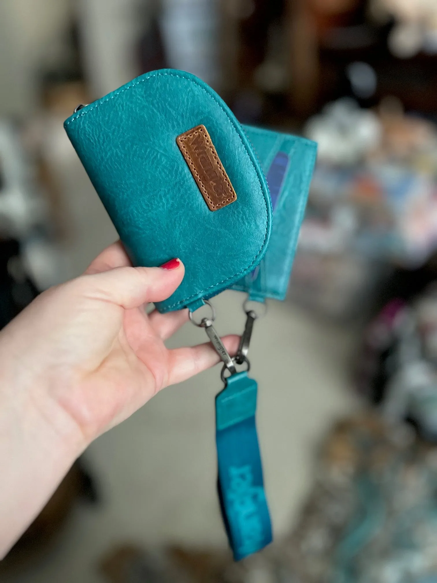 Wrangler Southwestern Dual Pouch Wristlet