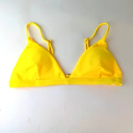 Yellow Triangle Bikini Top